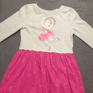 Girls dress, Disney, size 4, gray and red, good condition